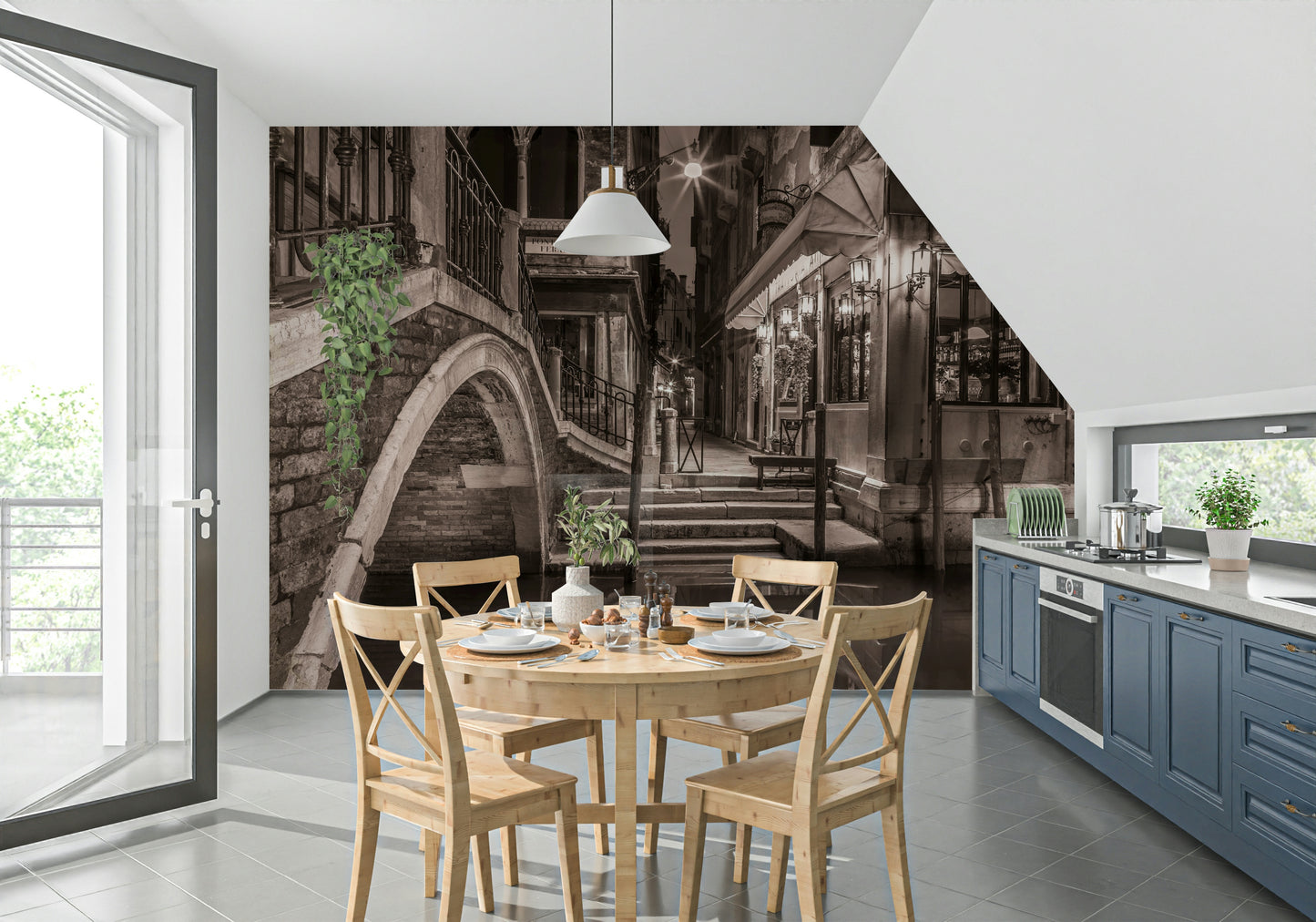 Venetian Canals Wall Mural