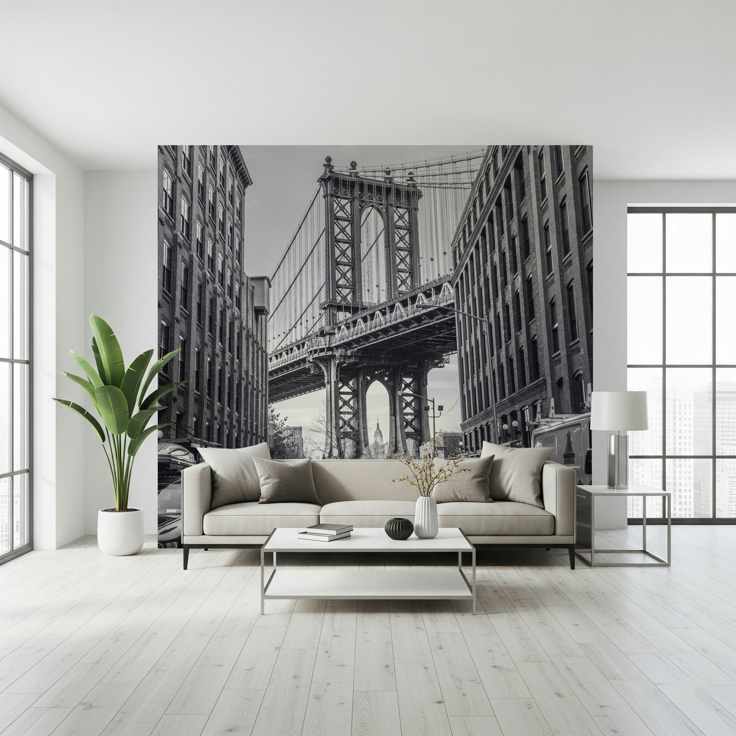Manhattan Bridge from the Dumbo  Wall Mural