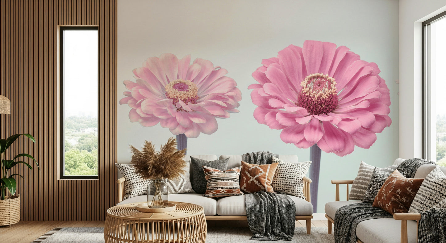 Zinnia Dream Wall Mural