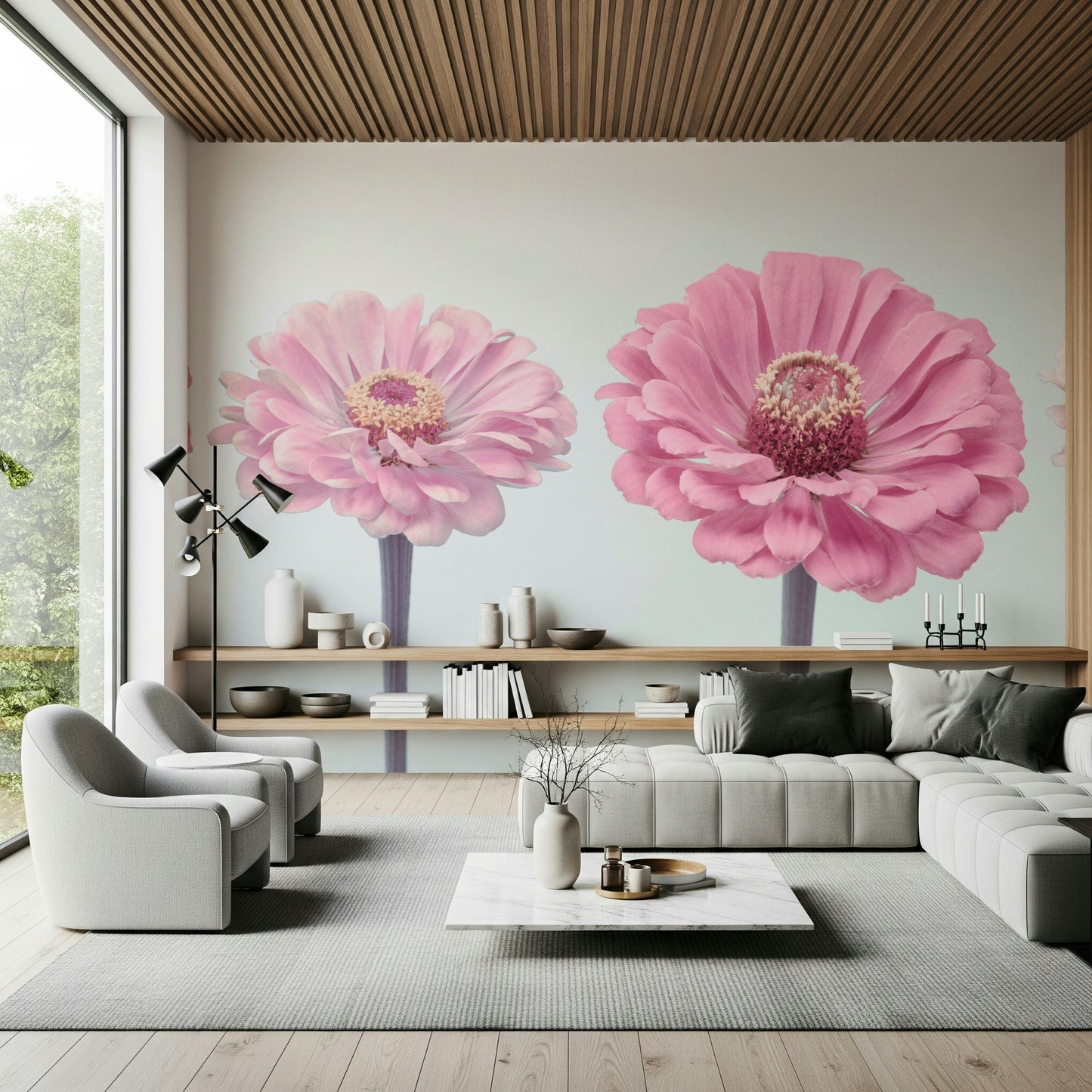Zinnia Dream Wall Mural