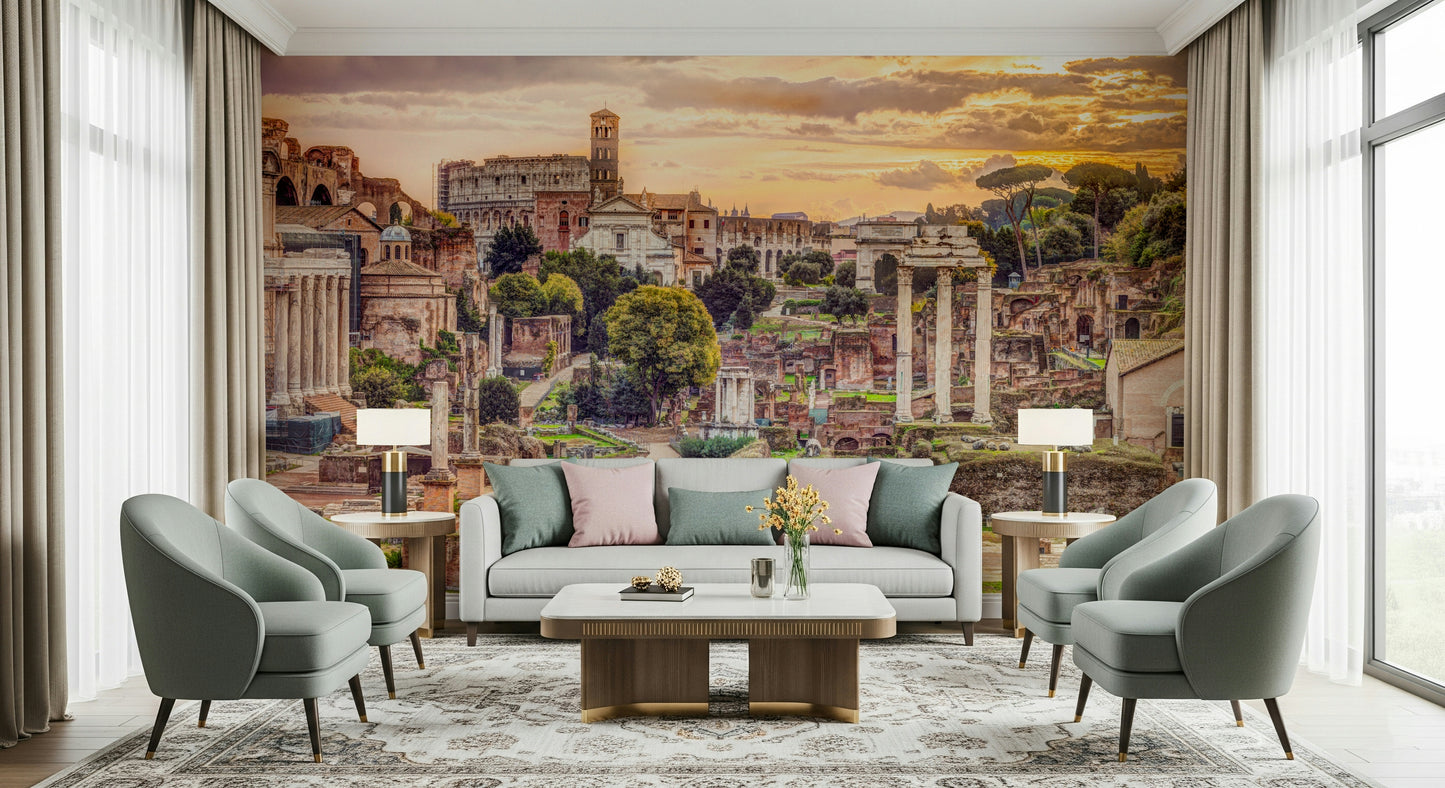 Ruins of the Roman Forum Wall Mural