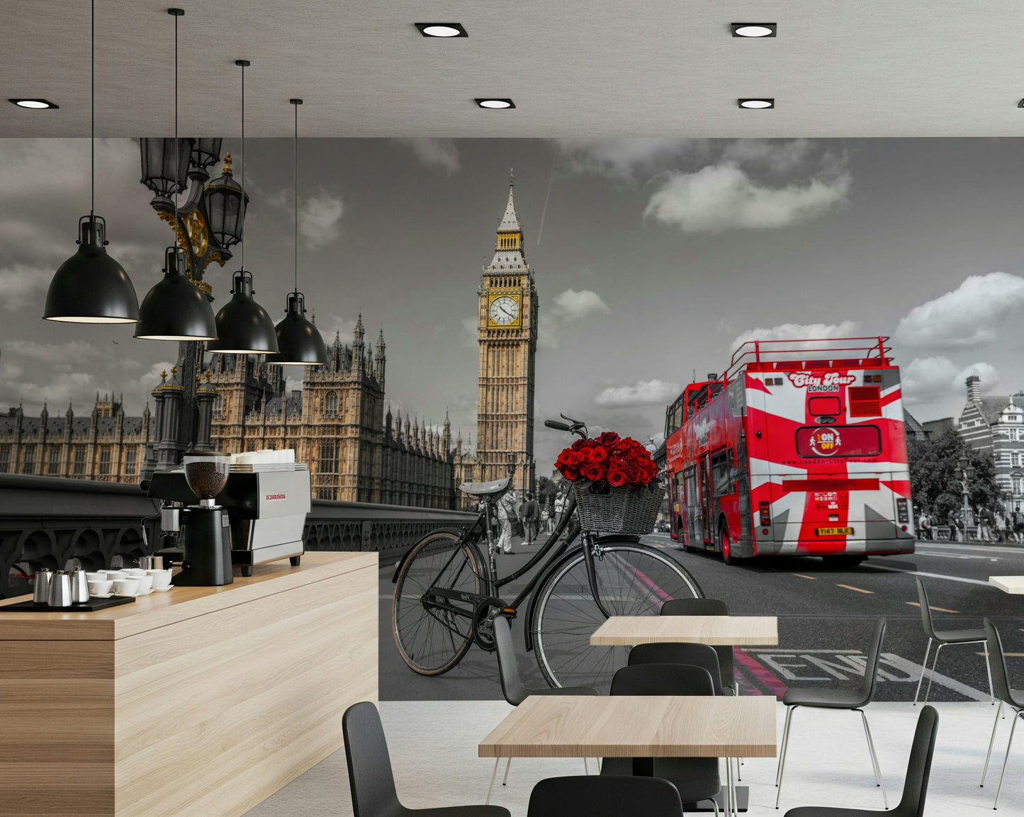 London Ride Wall Mural