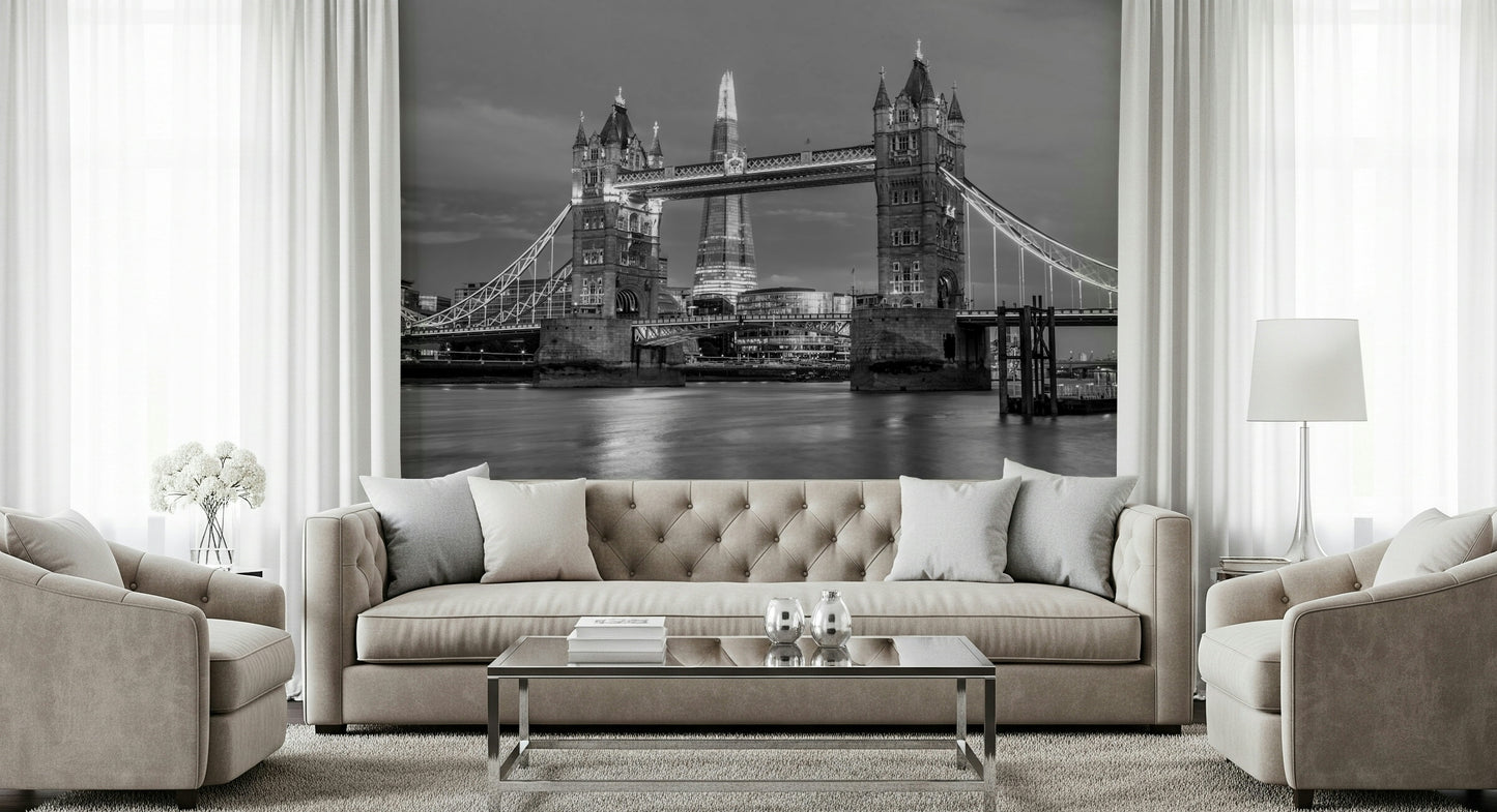 Tower Bridge and the Shard Wall Mural