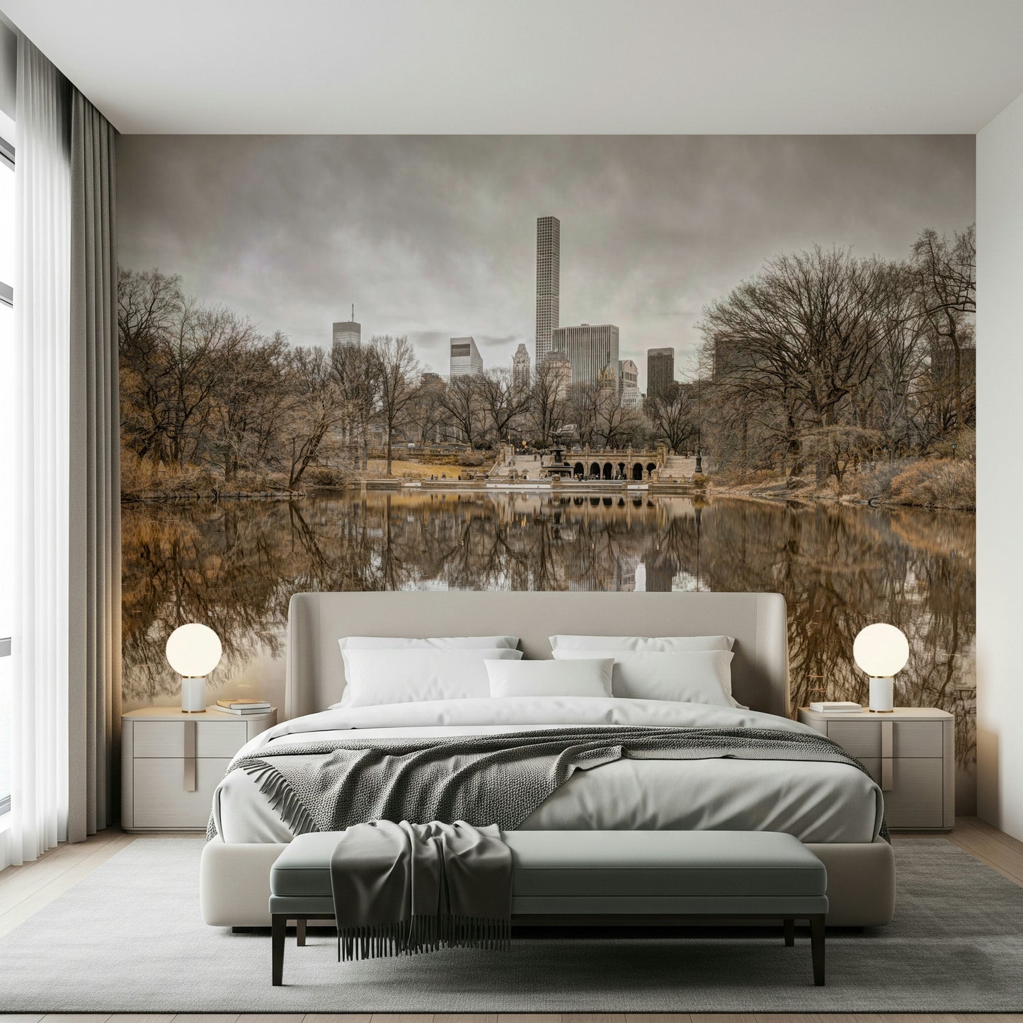 Contrast of Worlds Wall Mural
