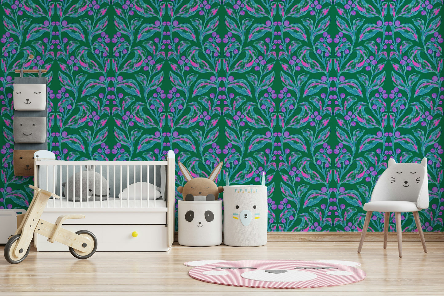 Berry Branch Symphony Wallpaper⁠