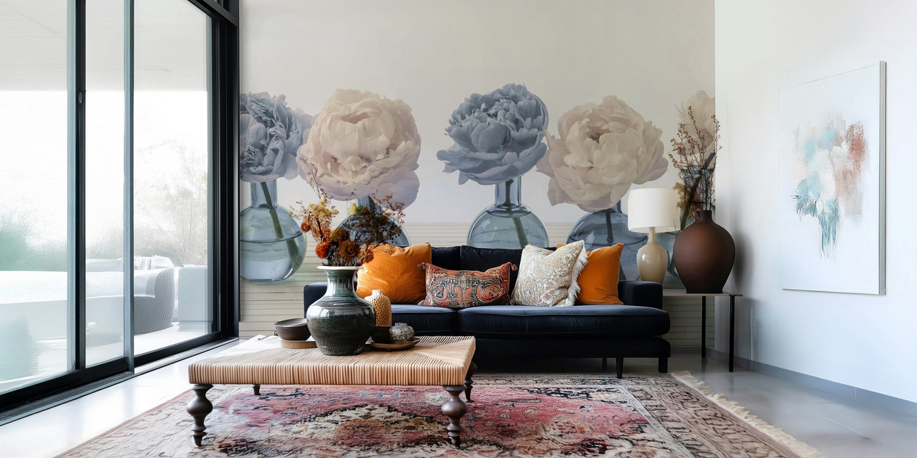Floral Vases Wall Mural