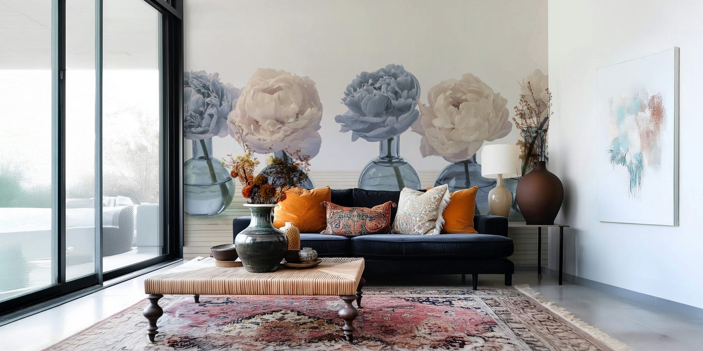 Floral Vases Wall Mural