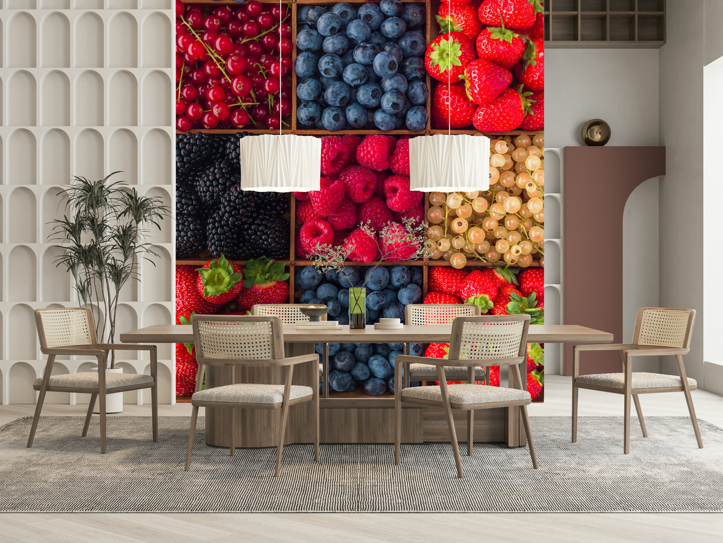 Berry Fresh Delight Wall Mural