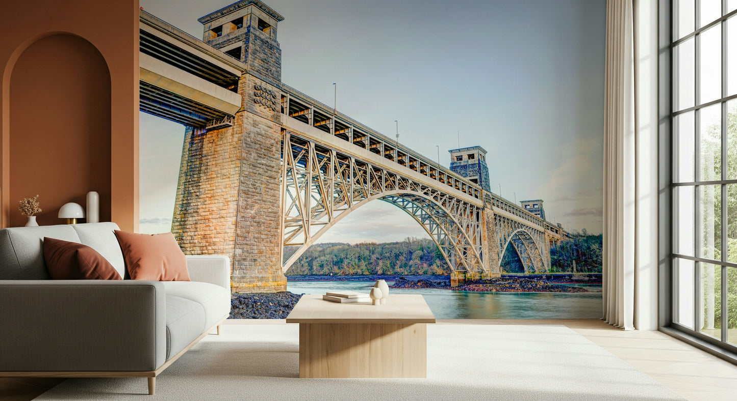 Britannia Bridge View Wall Mural