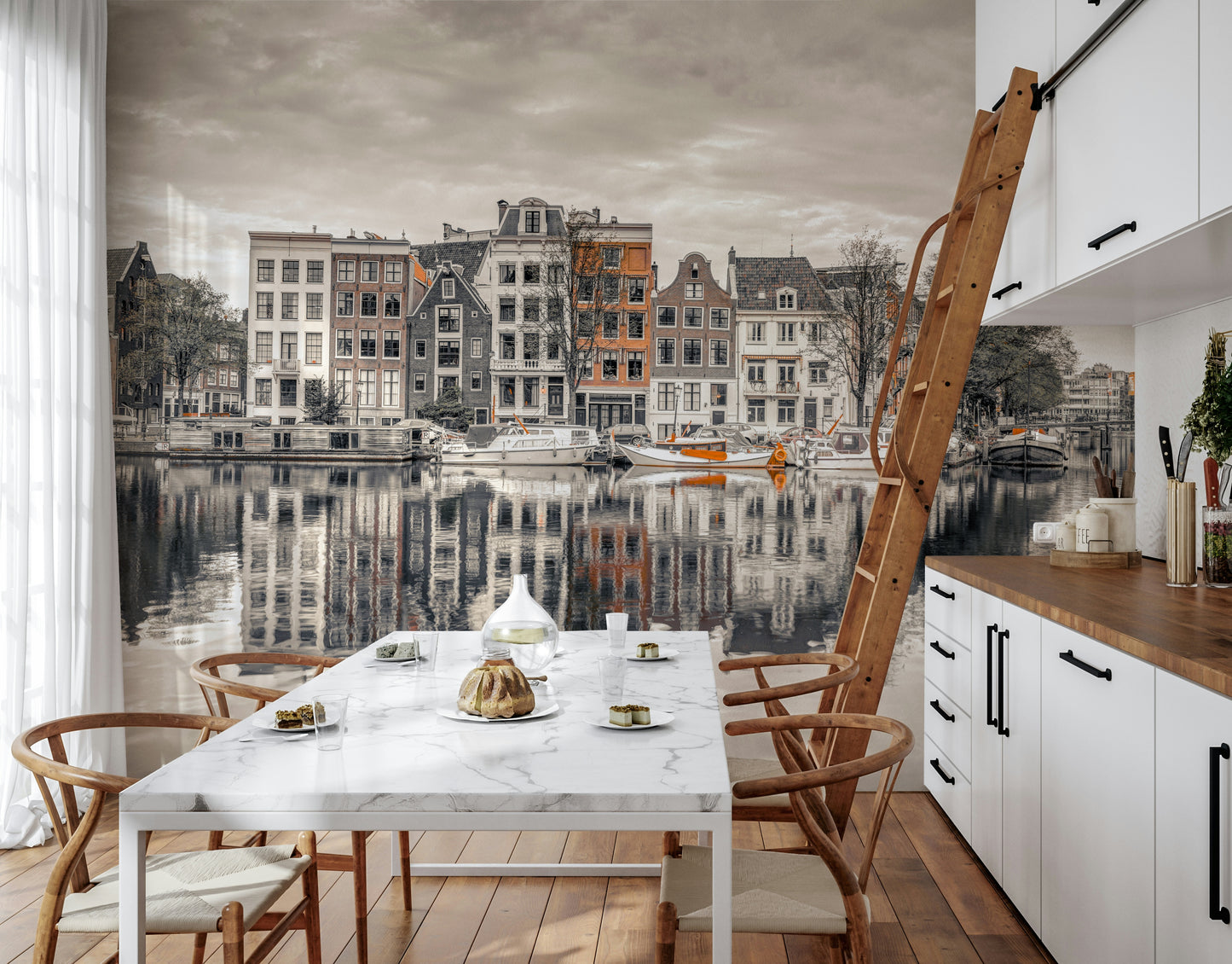 Canal Harmony Wall Mural