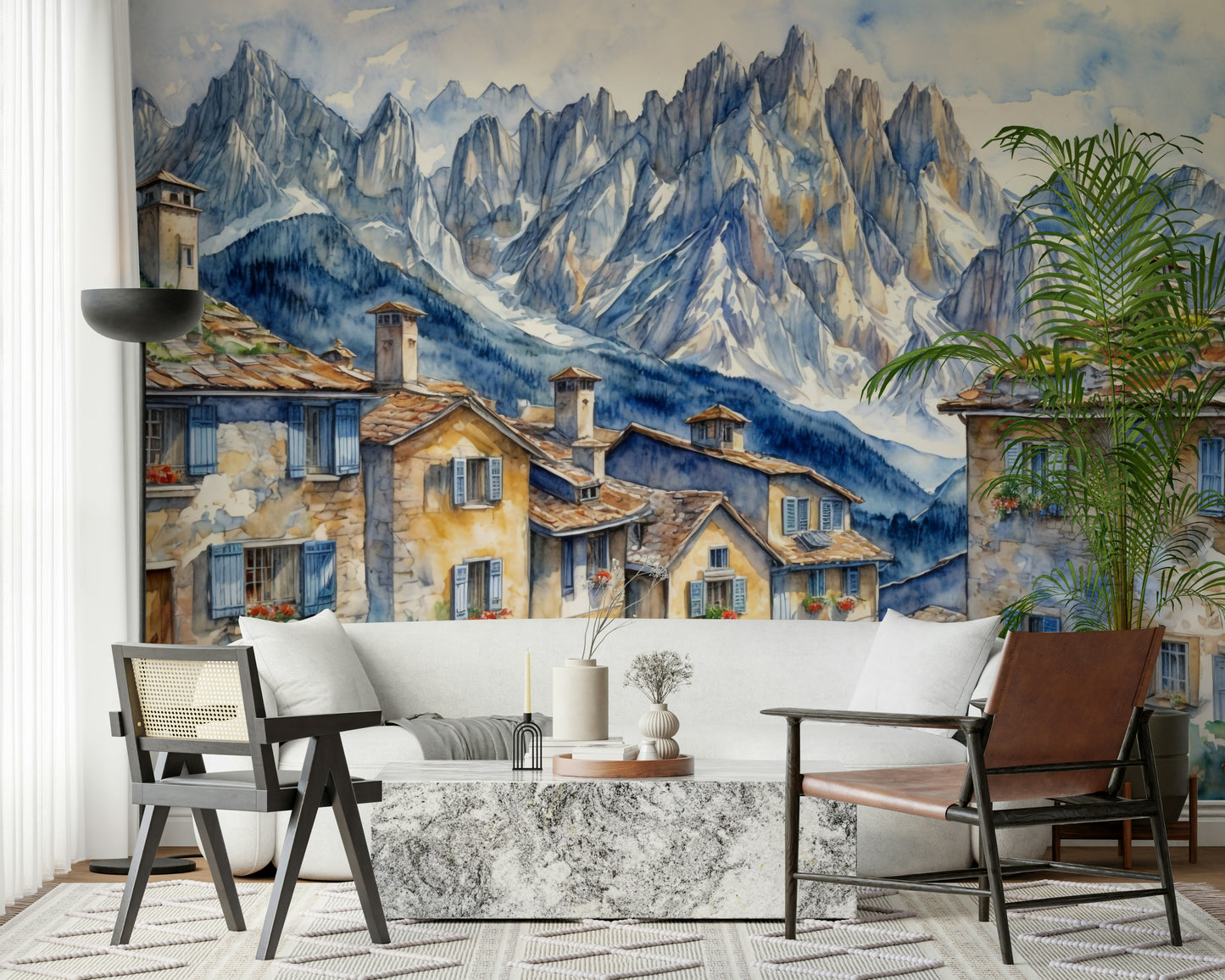Alpine Village Dream Wall Mural