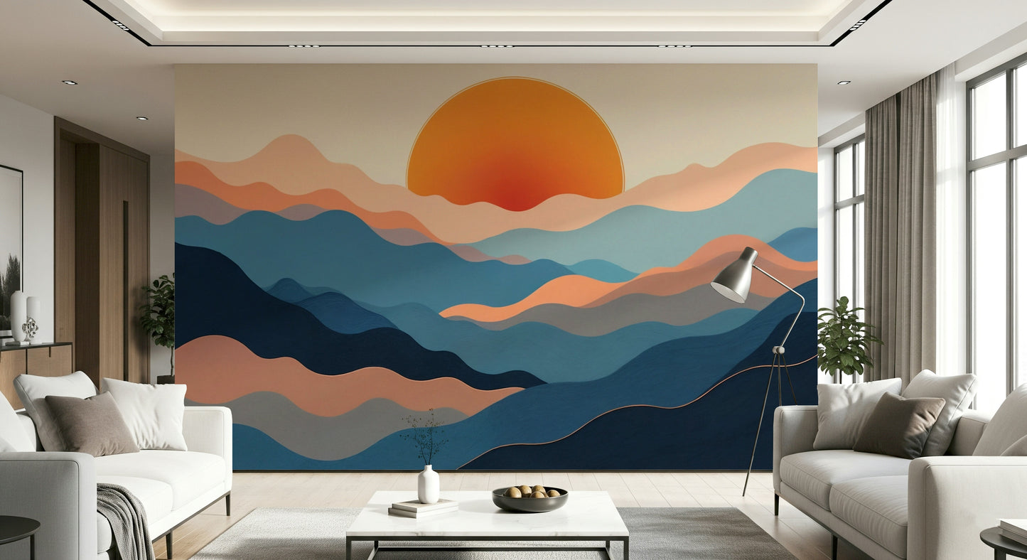 Horizon Layers Wall Mural