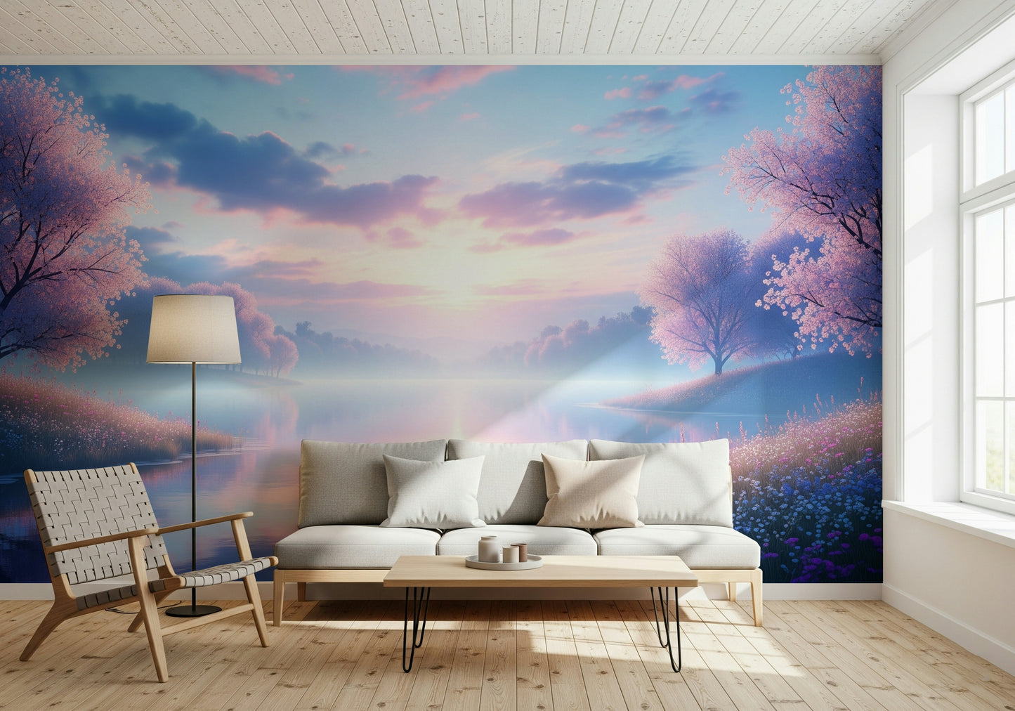 Bloom by the Lake Wall Mural