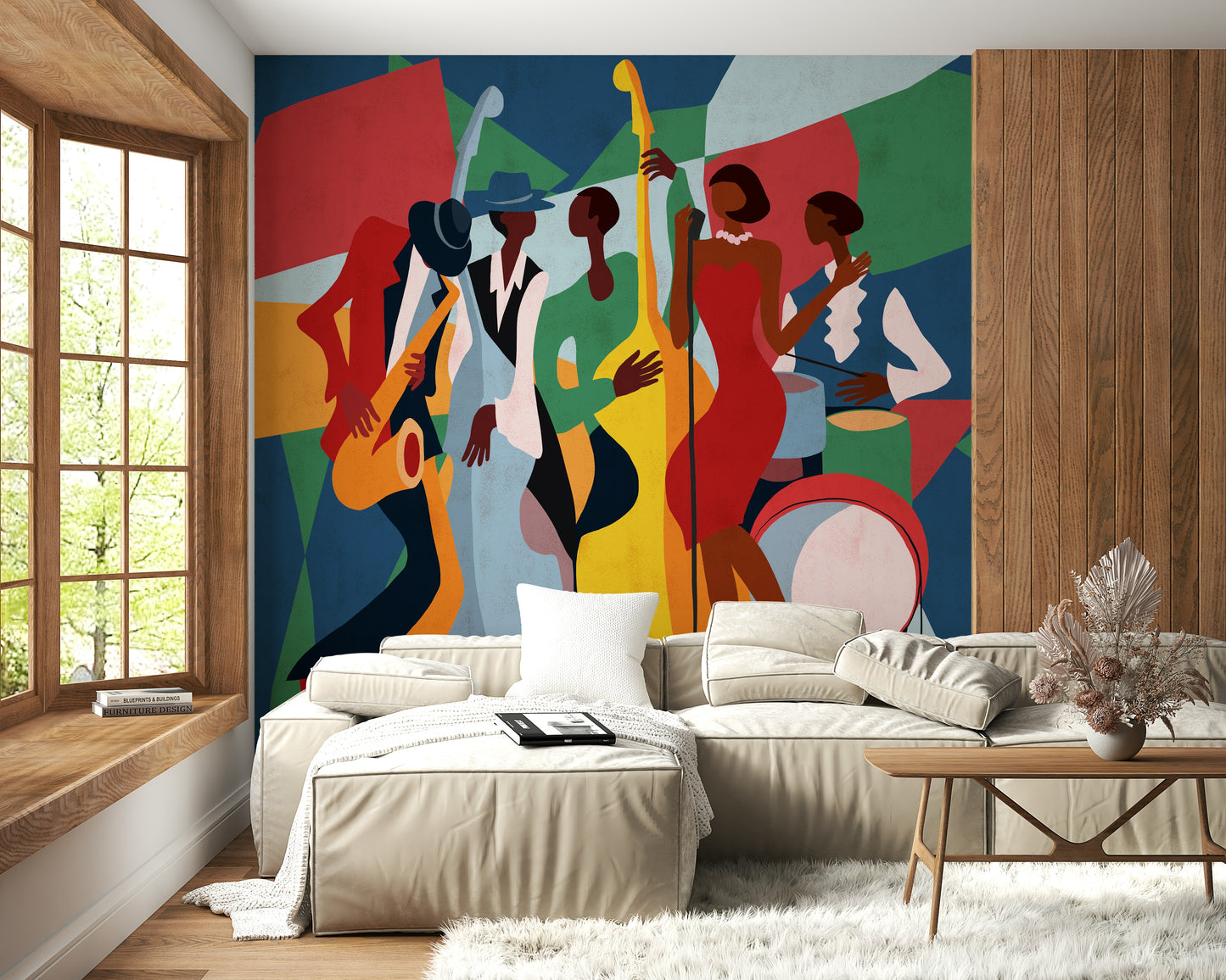 Jazz Ensemble Wall Mural
