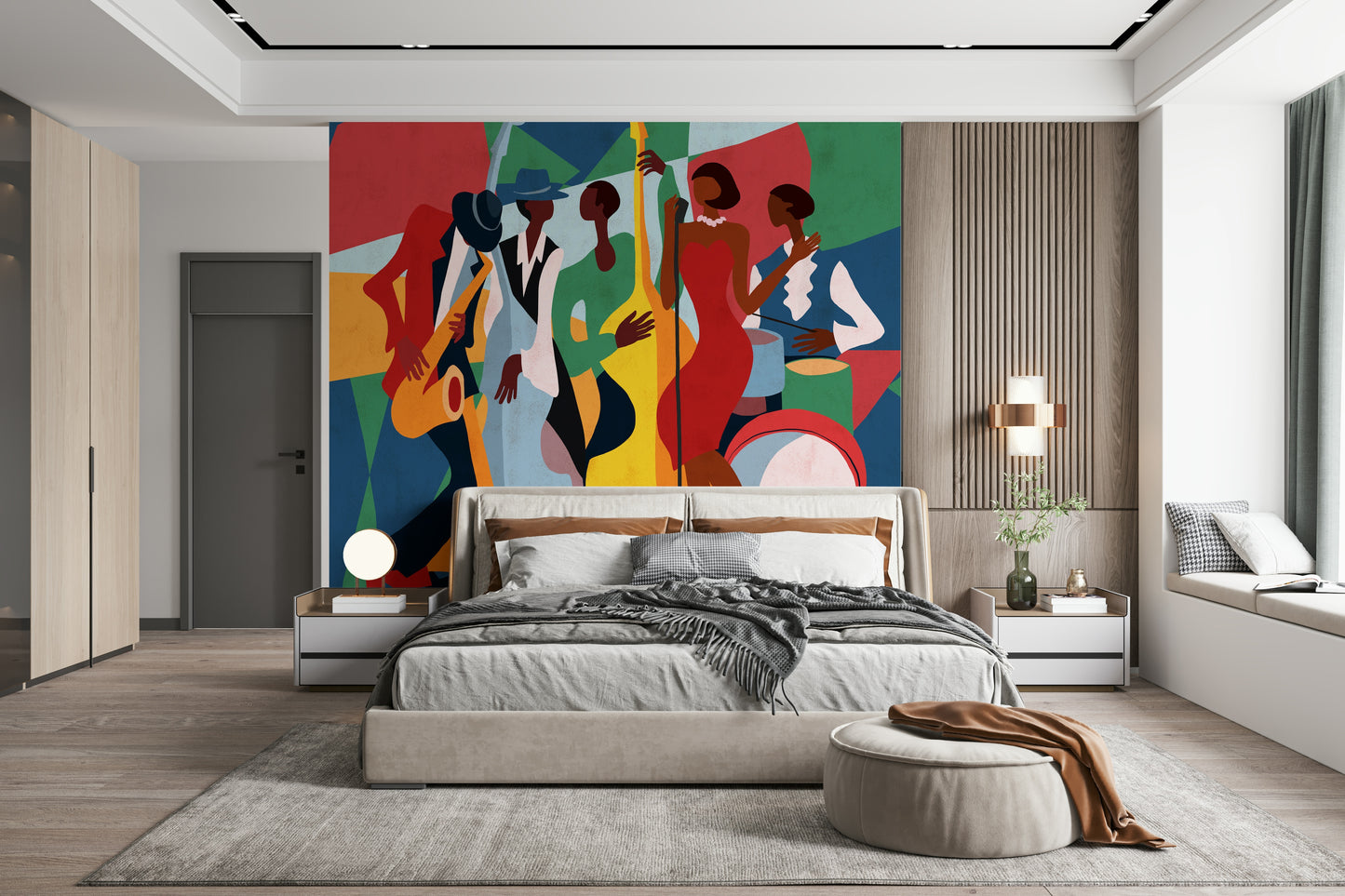 Jazz Ensemble Wall Mural