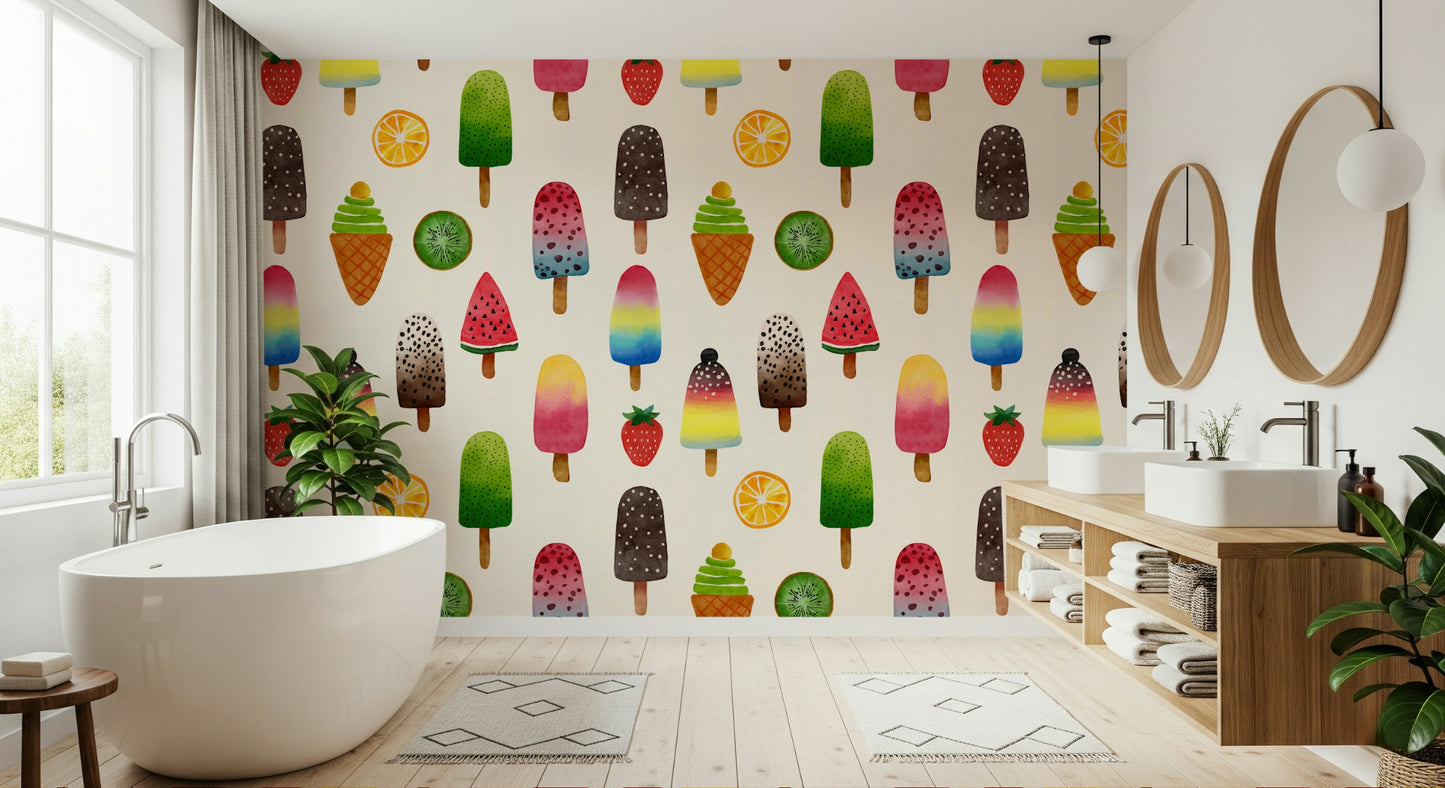 Summer Ice Pops Wallpaper⁠