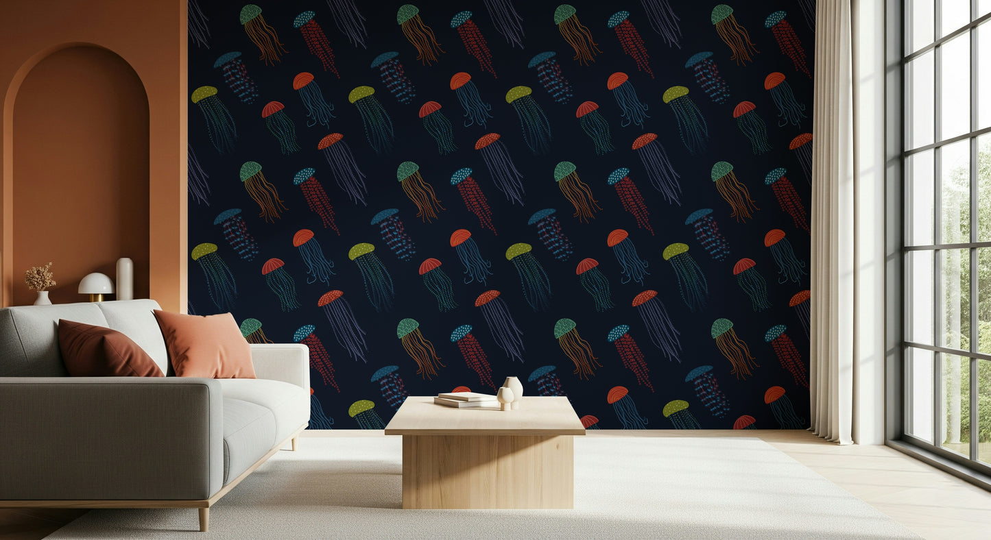 Jellyfish Parade Wallpaper⁠