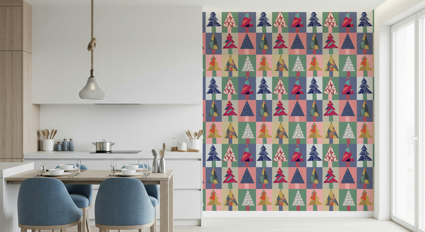 Festive Forest Wallpaper⁠