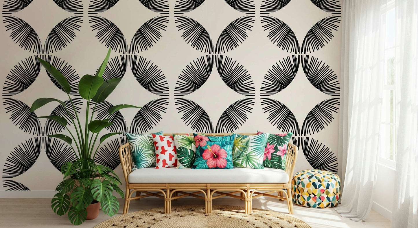 Starburst Deco Wallpaper⁠