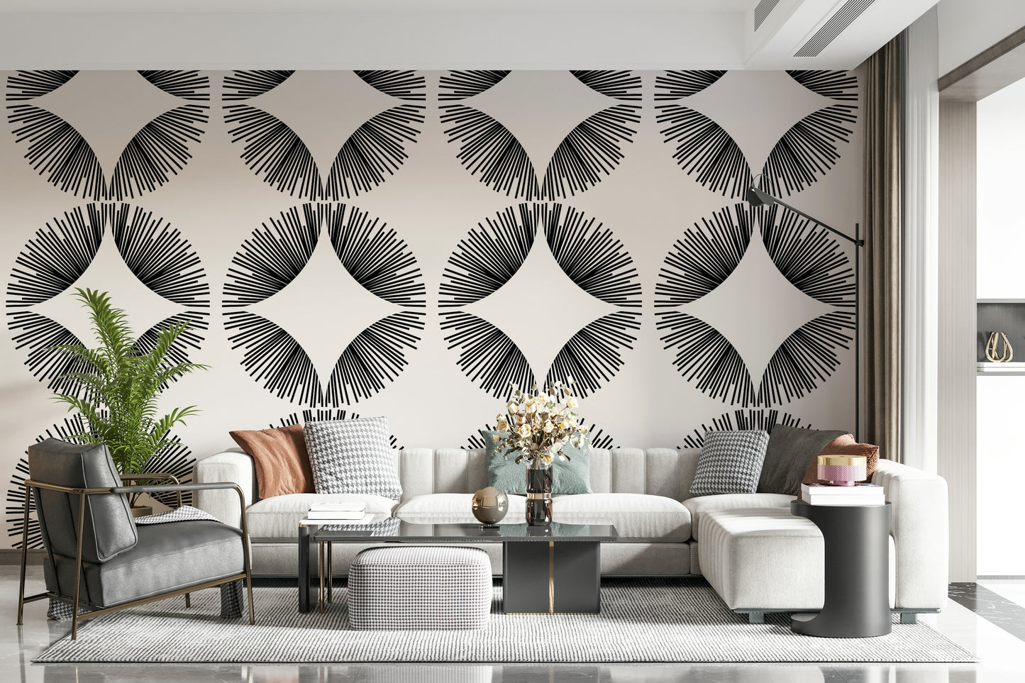 Starburst Deco Wallpaper⁠