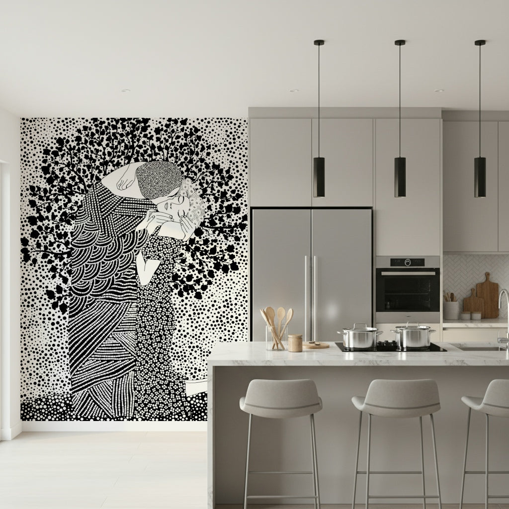 The Kiss II Wall Mural