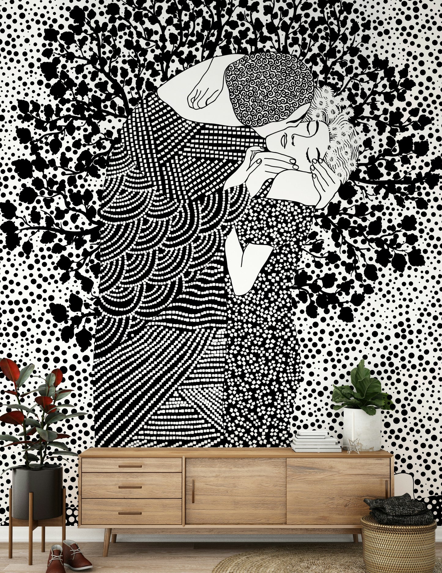 The Kiss II Wall Mural