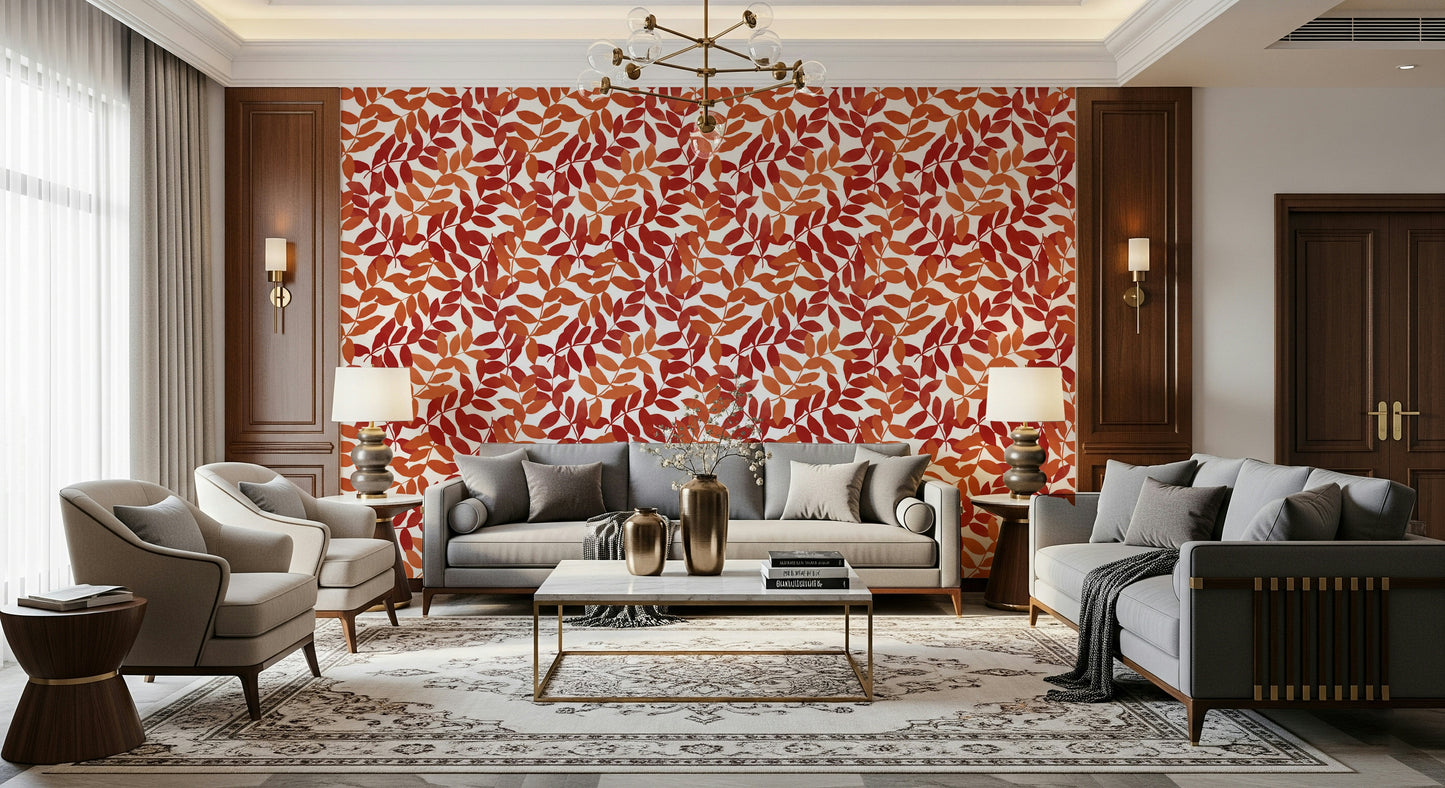 Rustic Leaves Wallpaper⁠