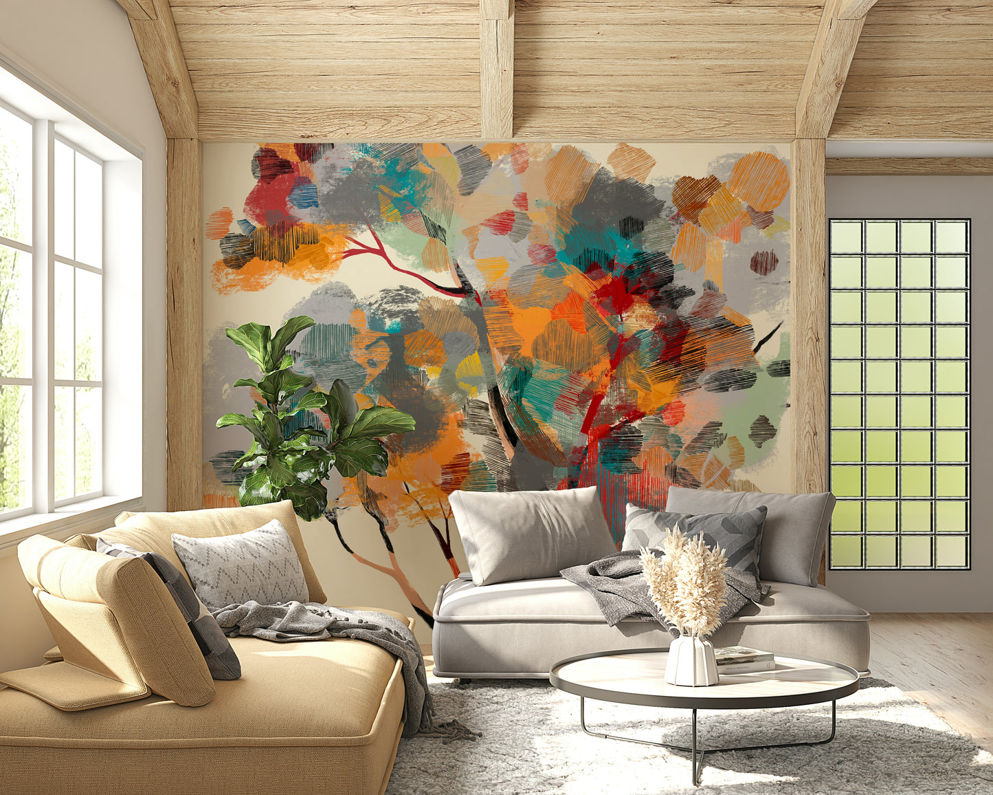 Autumn Tree Wall Mural