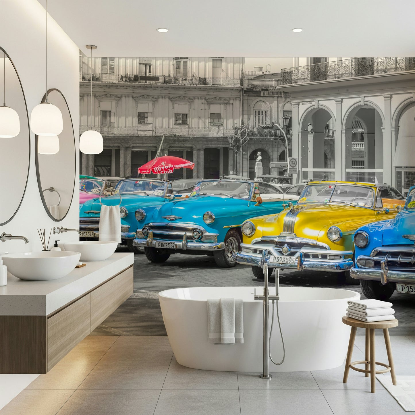 Old-school Rides Wall Mural