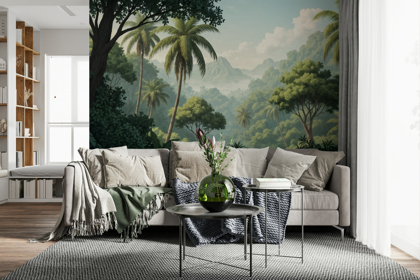 Palm Vista Wall Mural