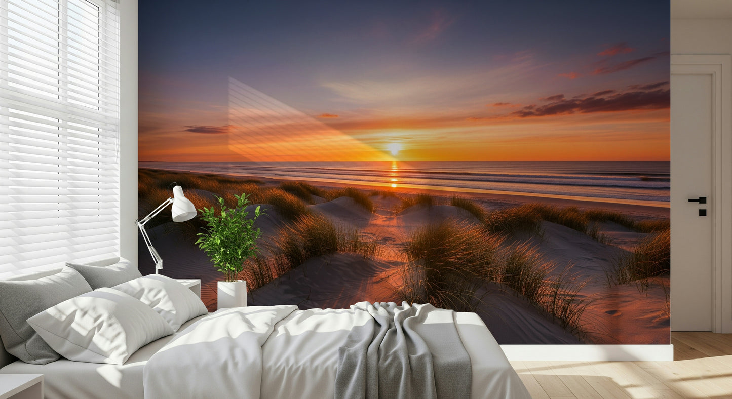 Golden Dune Dawn Wall Mural