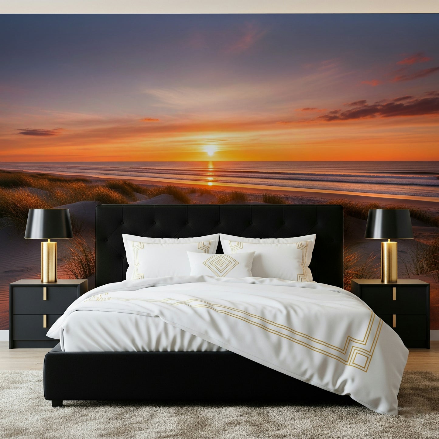 Golden Dune Dawn Wall Mural