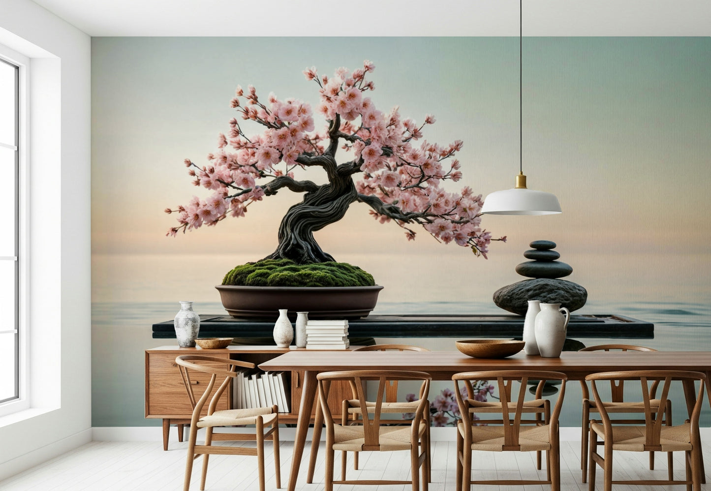 Zen Blossom Balance Wall Mural