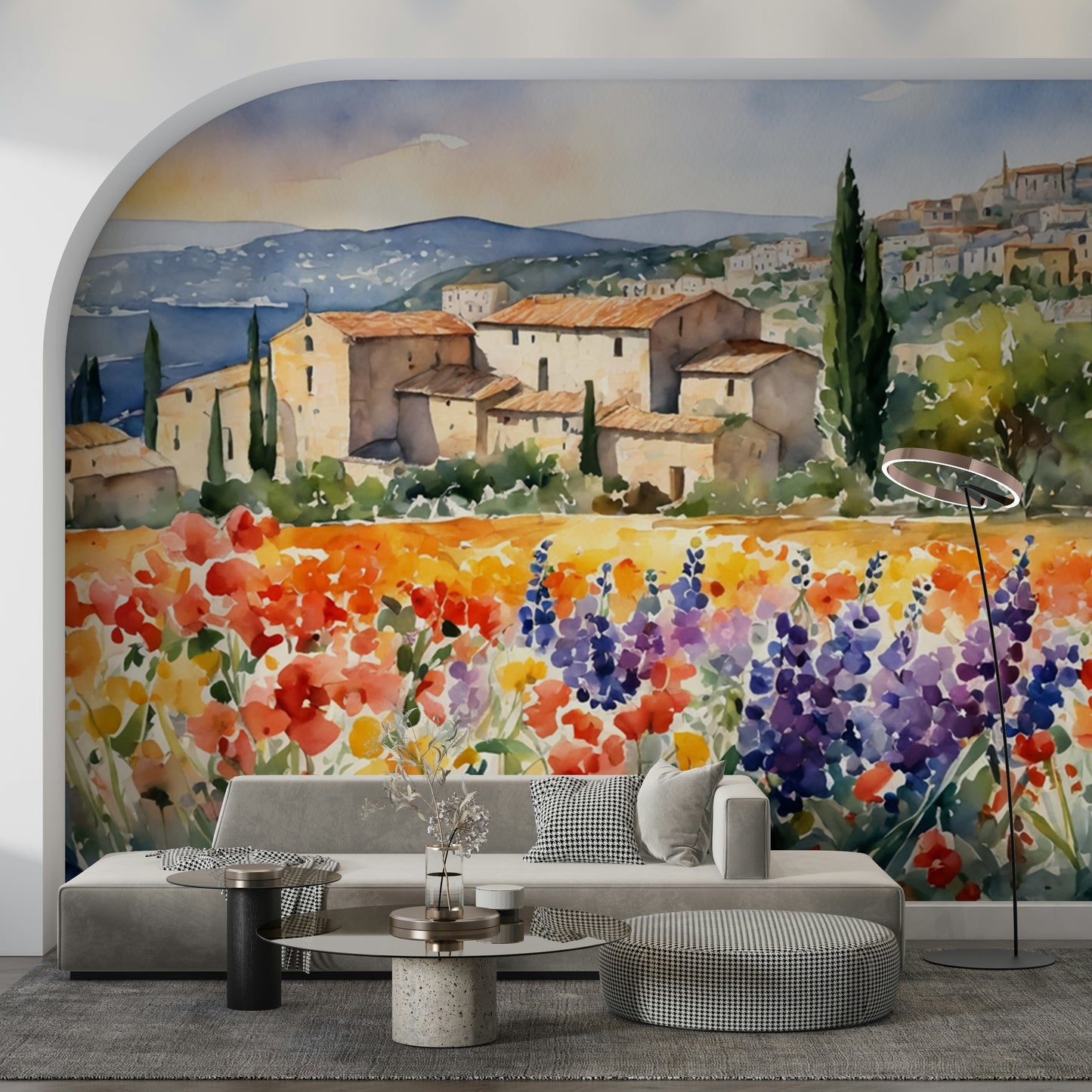 Provençal Vista Wall Mural