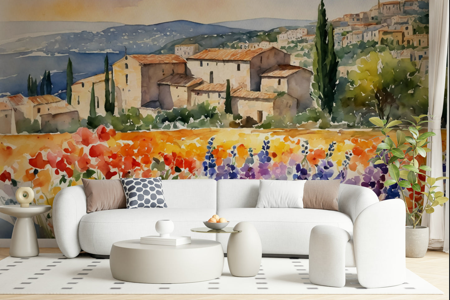 Provençal Vista Wall Mural