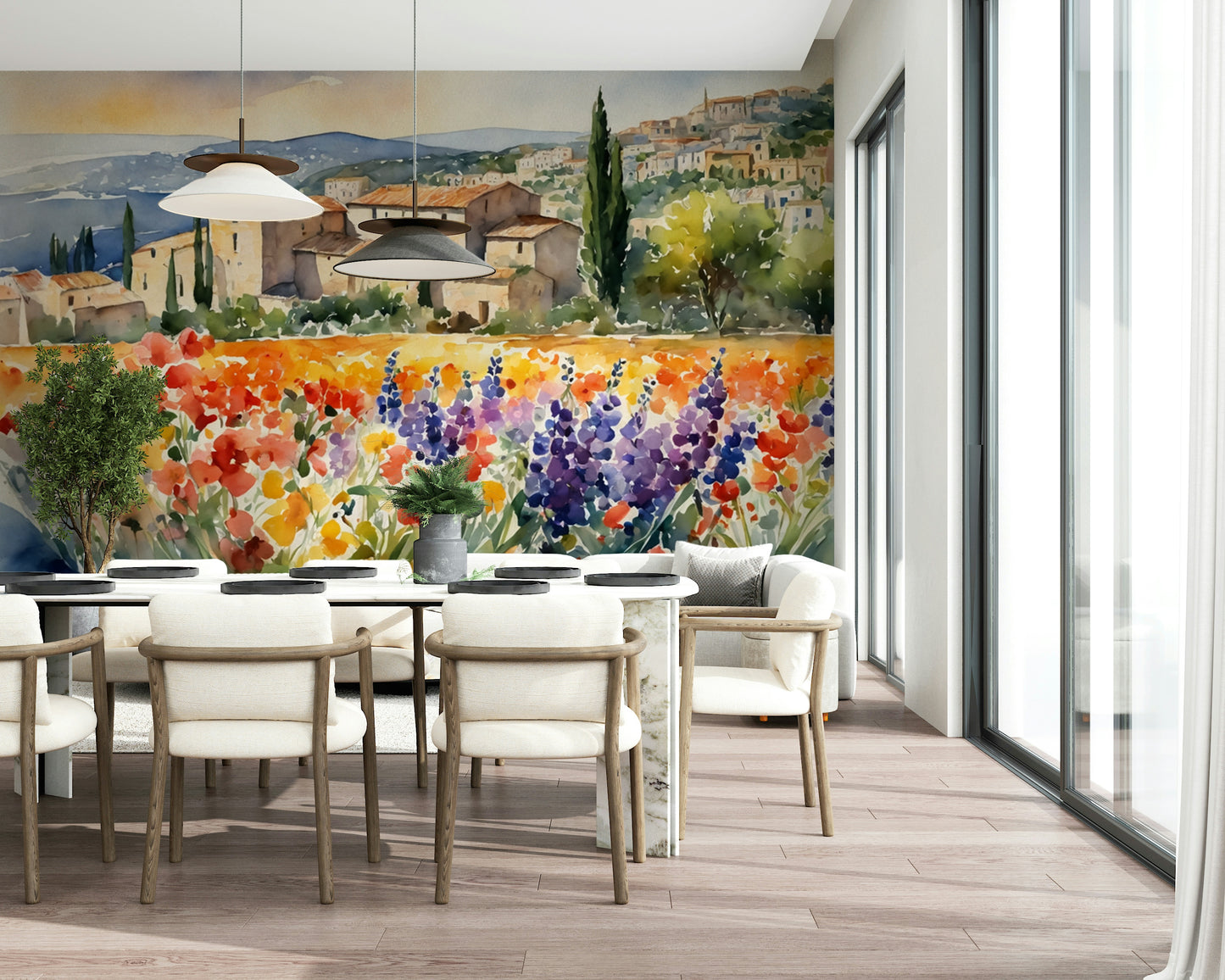 Provençal Vista Wall Mural