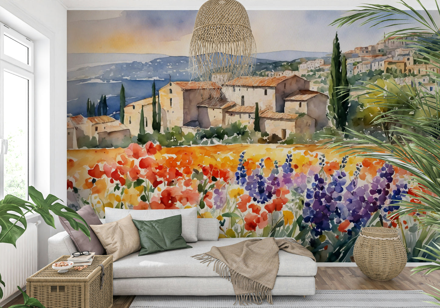 Provençal Vista Wall Mural