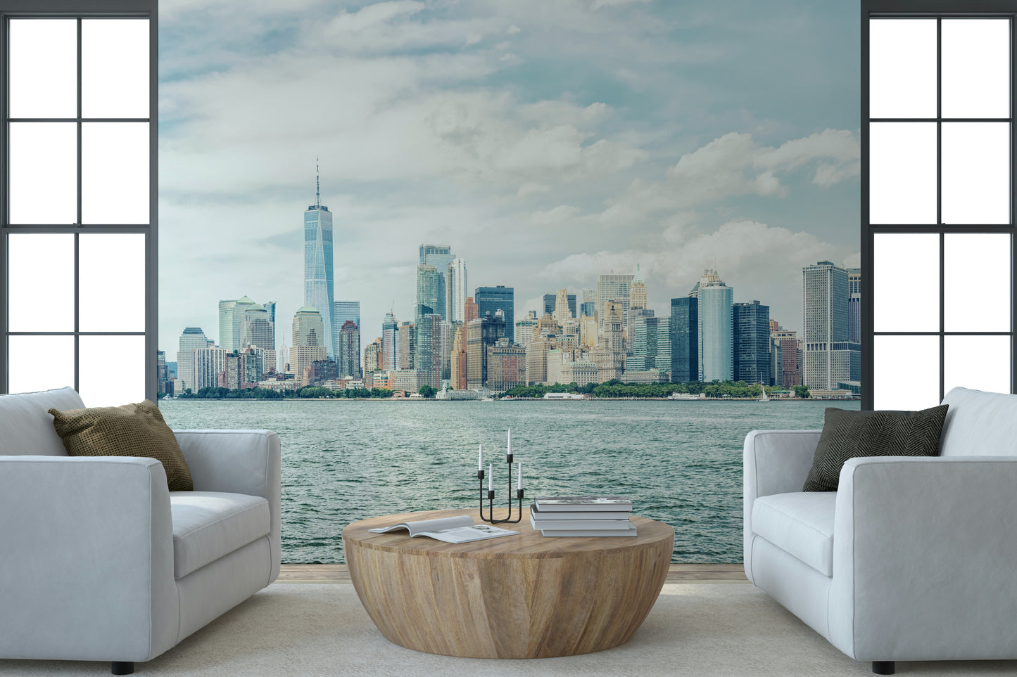 NYC Skyline View Wall Mural