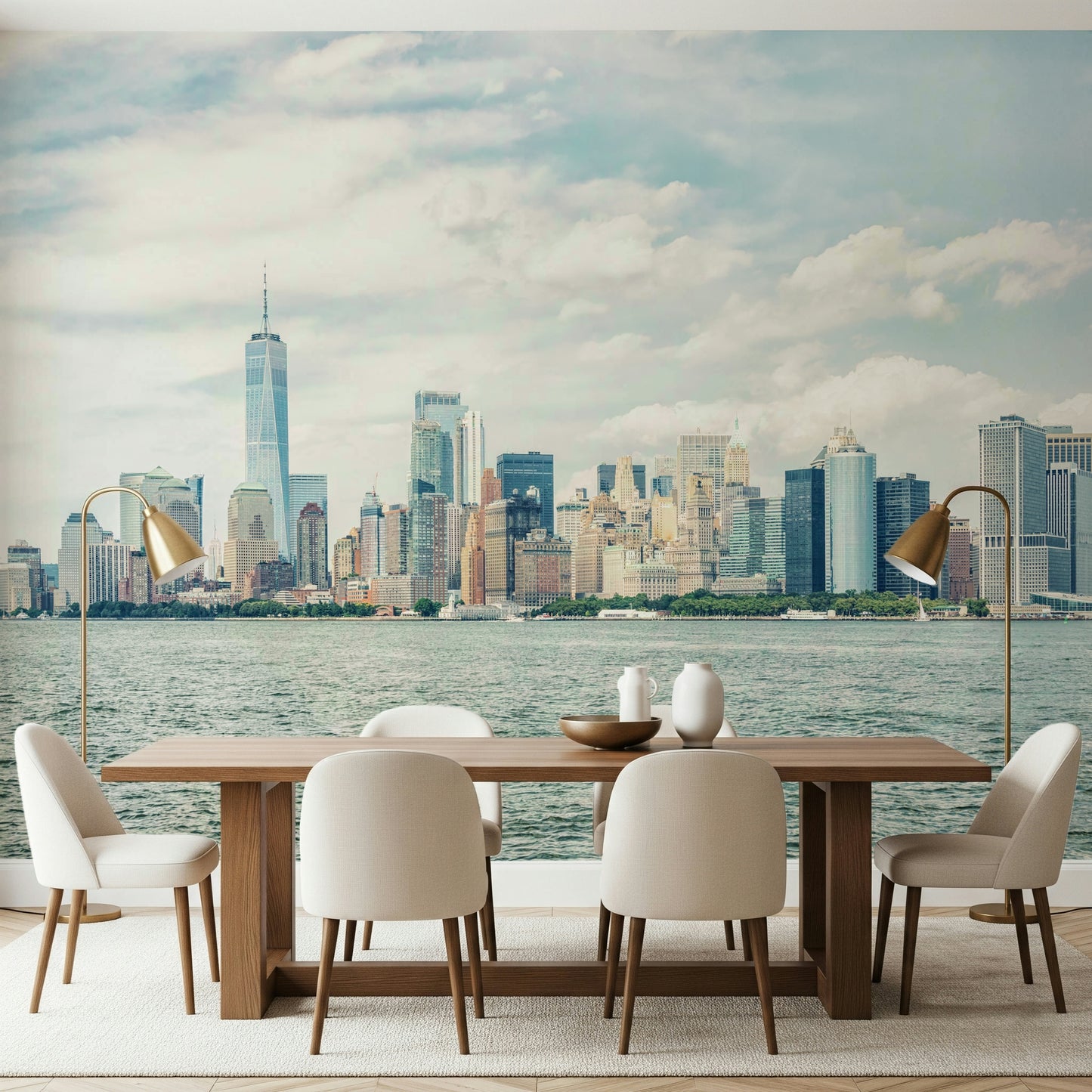 NYC Skyline View Wall Mural