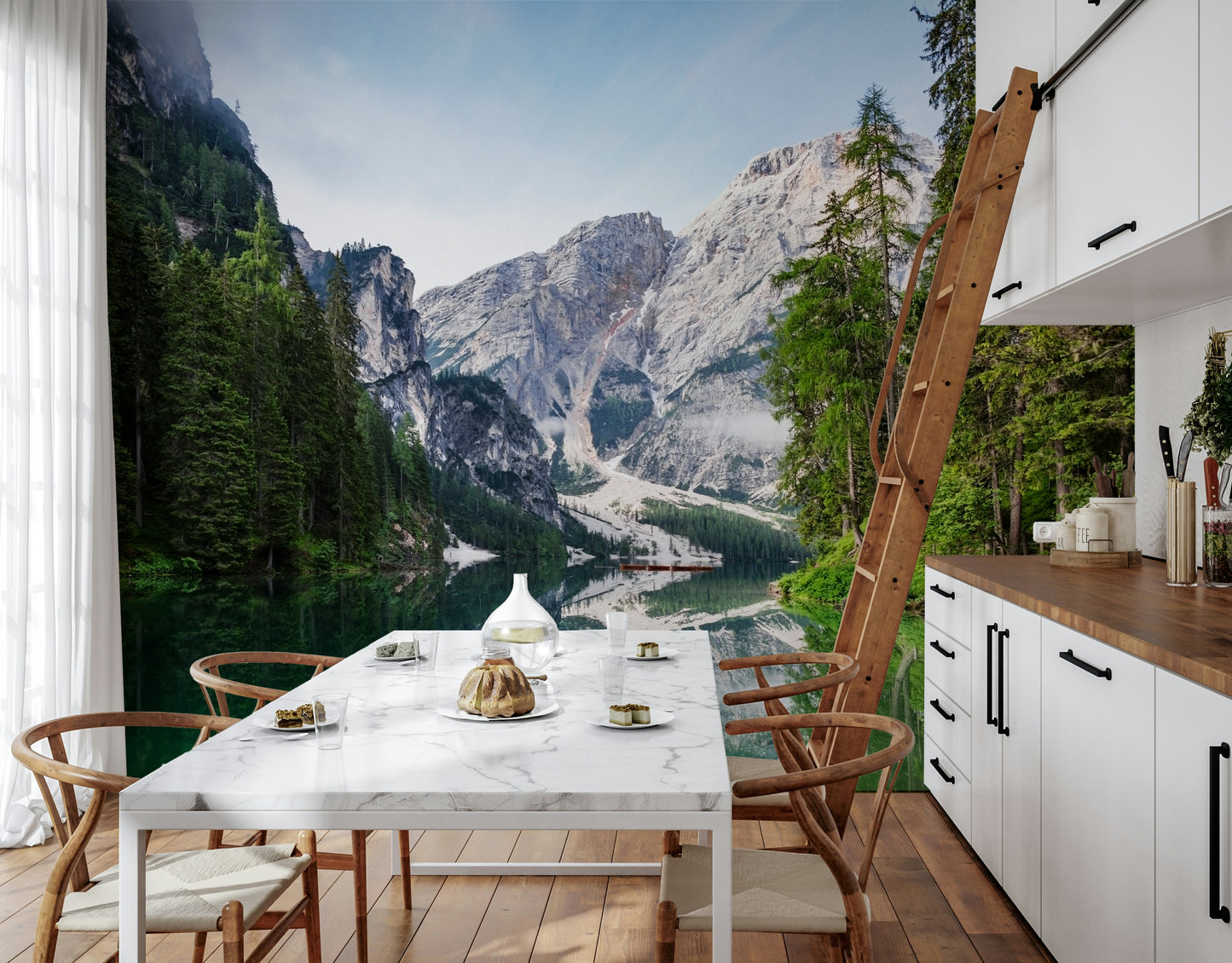 Alpine Reflections Wall Mural