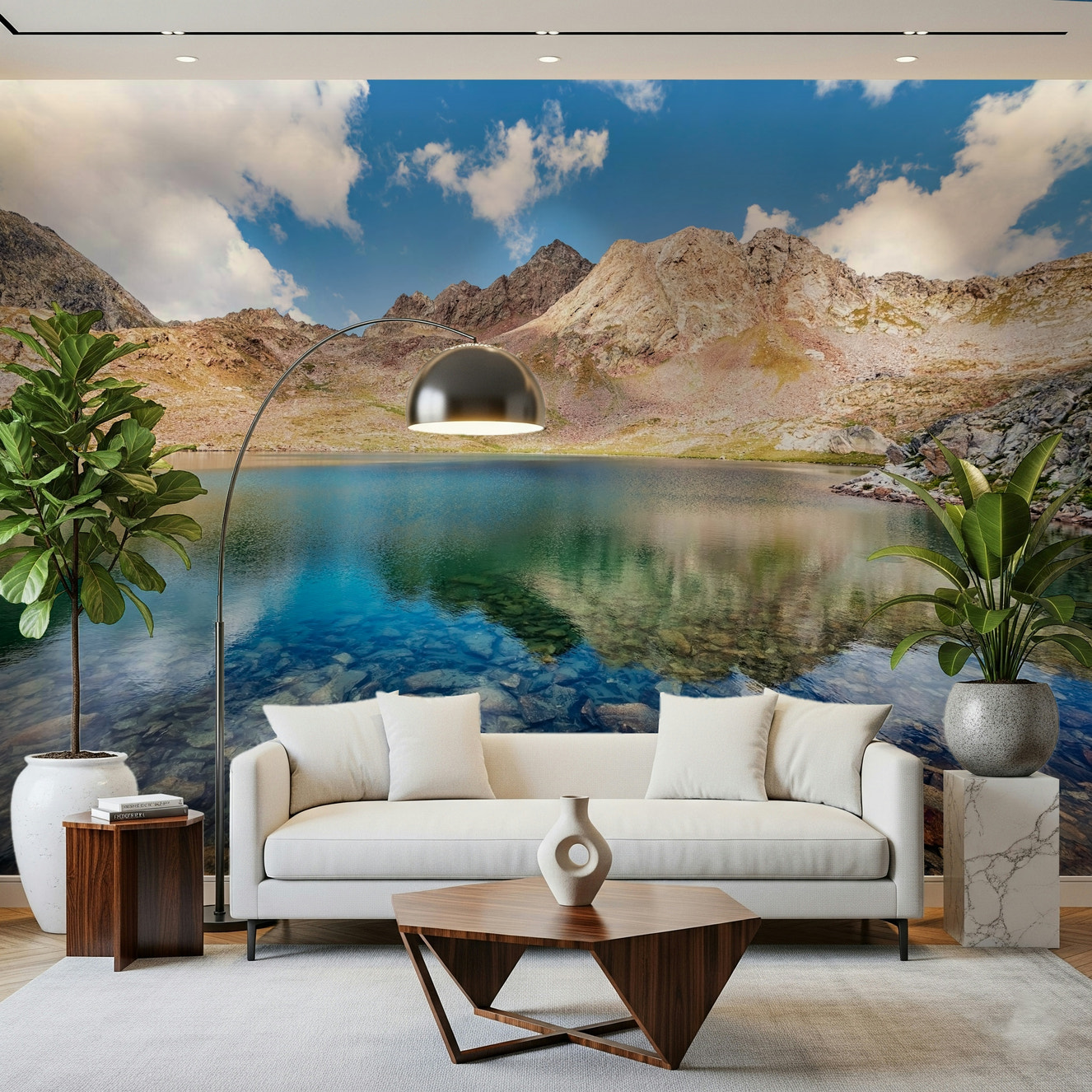 Alpine Azure Wall Mural