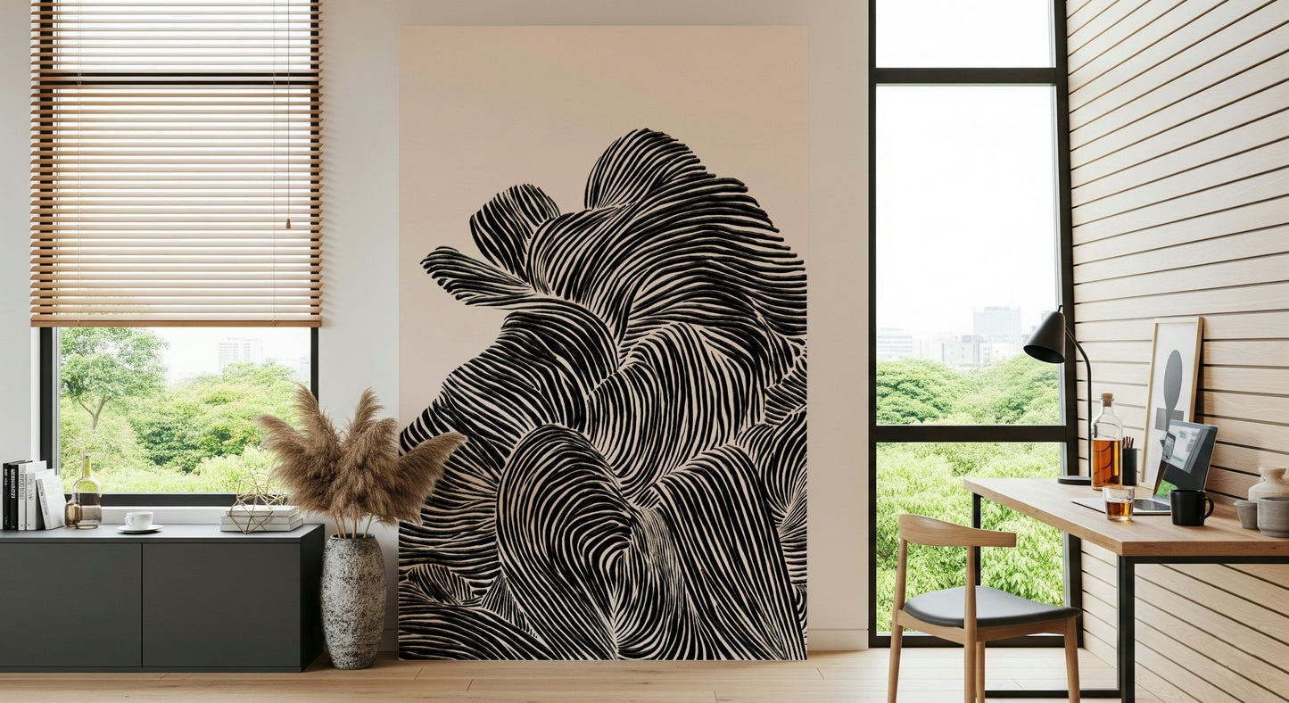 Linear Wall Mural