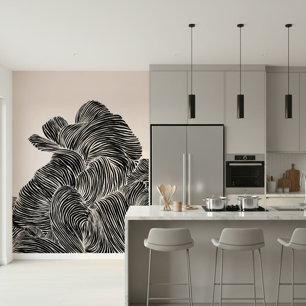 Linear Wall Mural