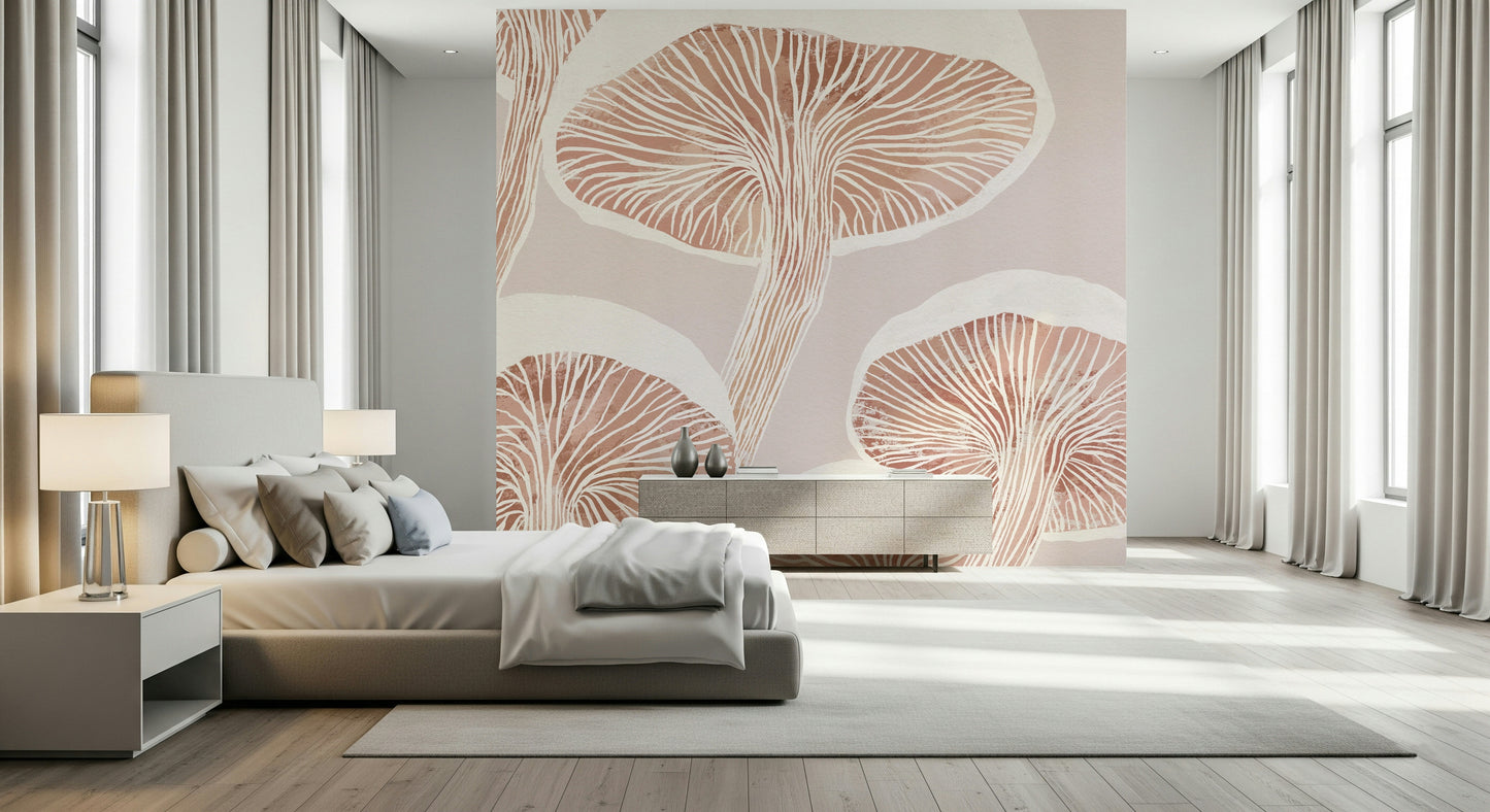 Fungi Forest Charm Wall Mural