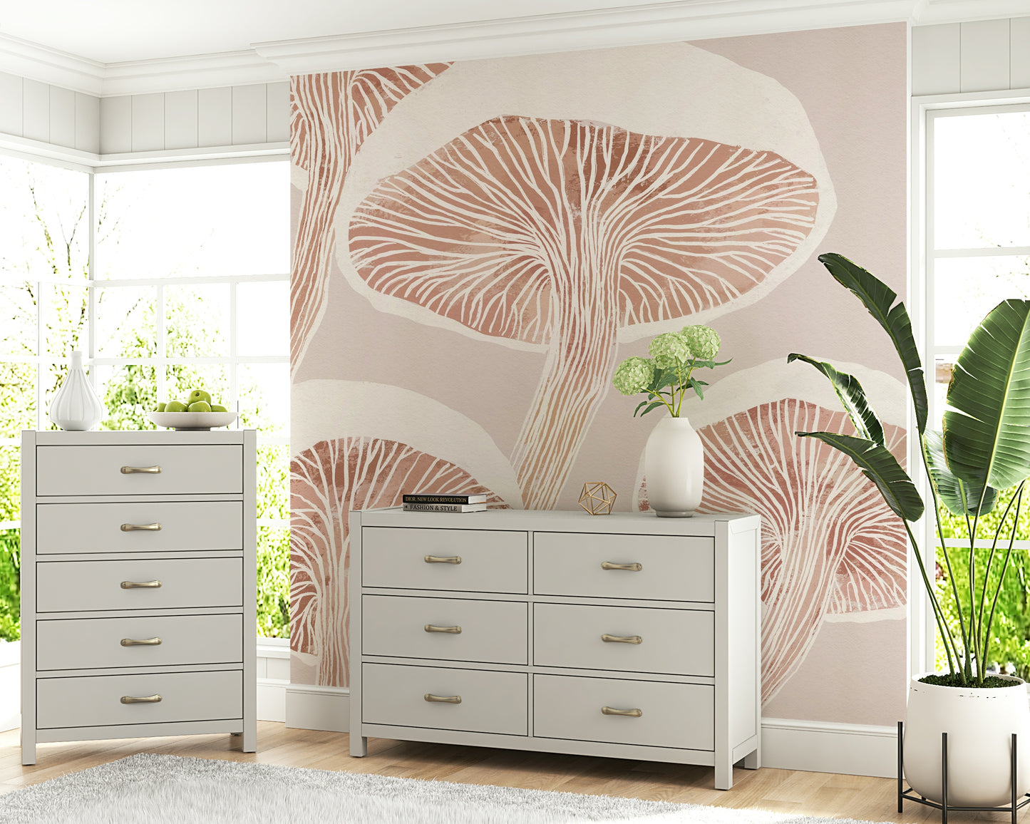 Fungi Forest Charm Wall Mural