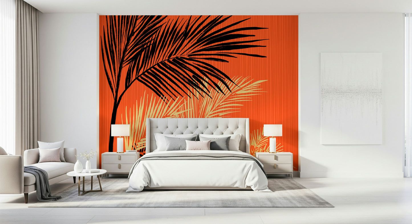 Palms at Sunset Wall Mural