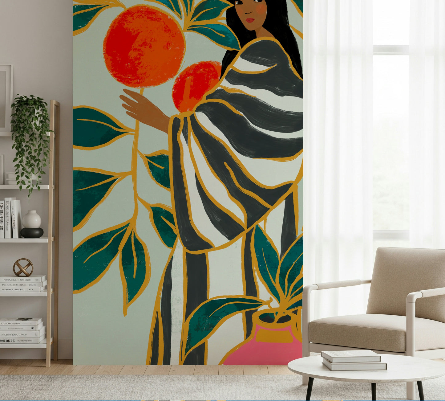 The Keeper of Oranges Wall Mural