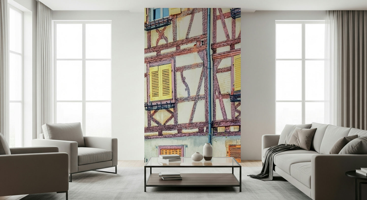 Vintage Alsace Wall Mural