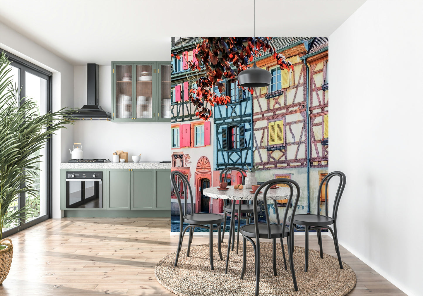 Vintage Alsace Wall Mural