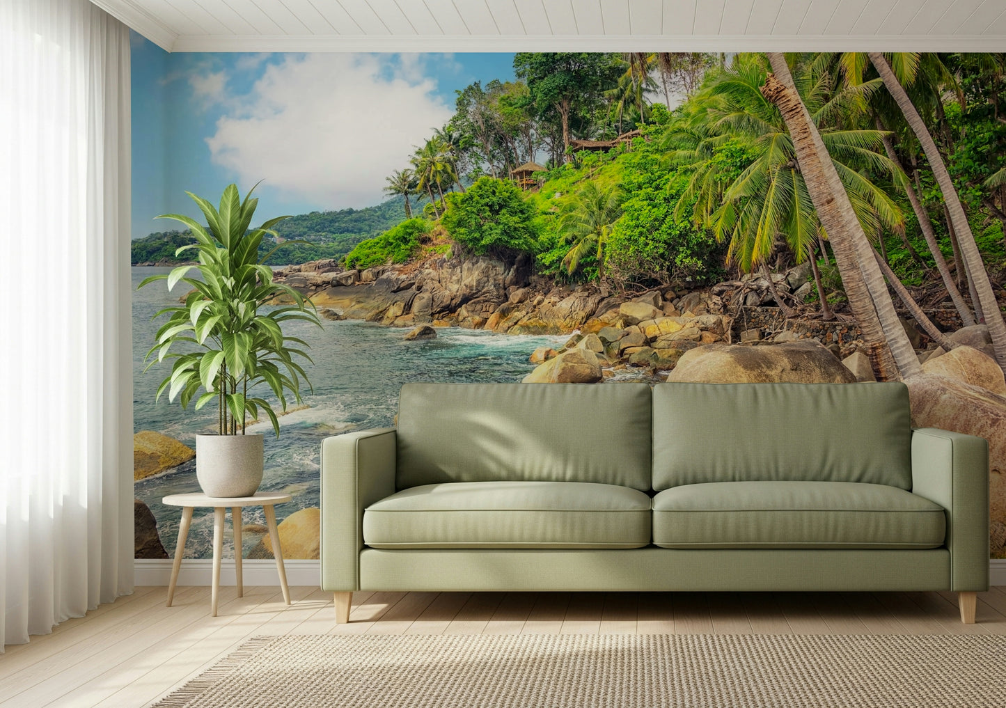 Tropical Shores Wall Mural